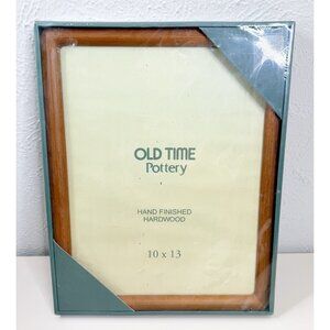 Old Time Pottery 10x13 Picture Frame Wood Handfinished Hardwood New In Package